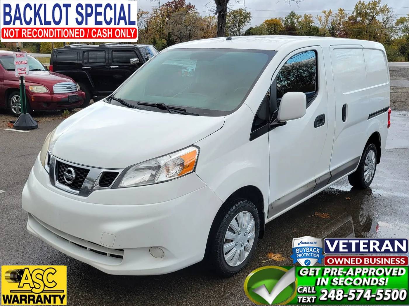 2016 Nissan NV200 Compact Cargo SV — Cargo Van — 170,300 mi — Waterford, MI