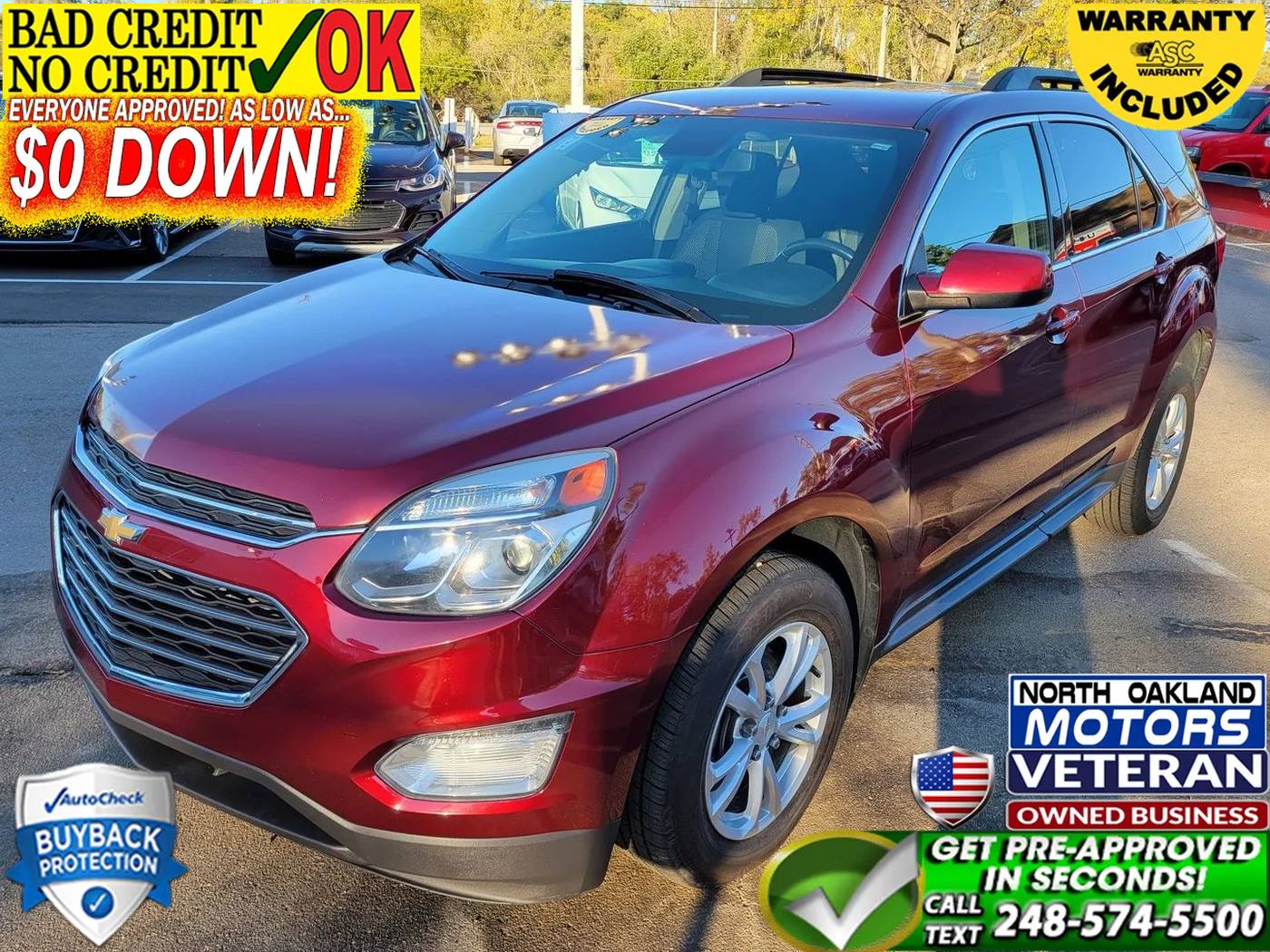 2017 Chevrolet Equinox LT — SUV — 141,202 mi — Waterford, MI
