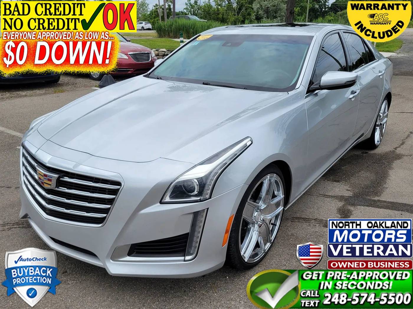2017 Cadillac CTS Luxury — Sedan — 91,251 mi — Waterford, MI