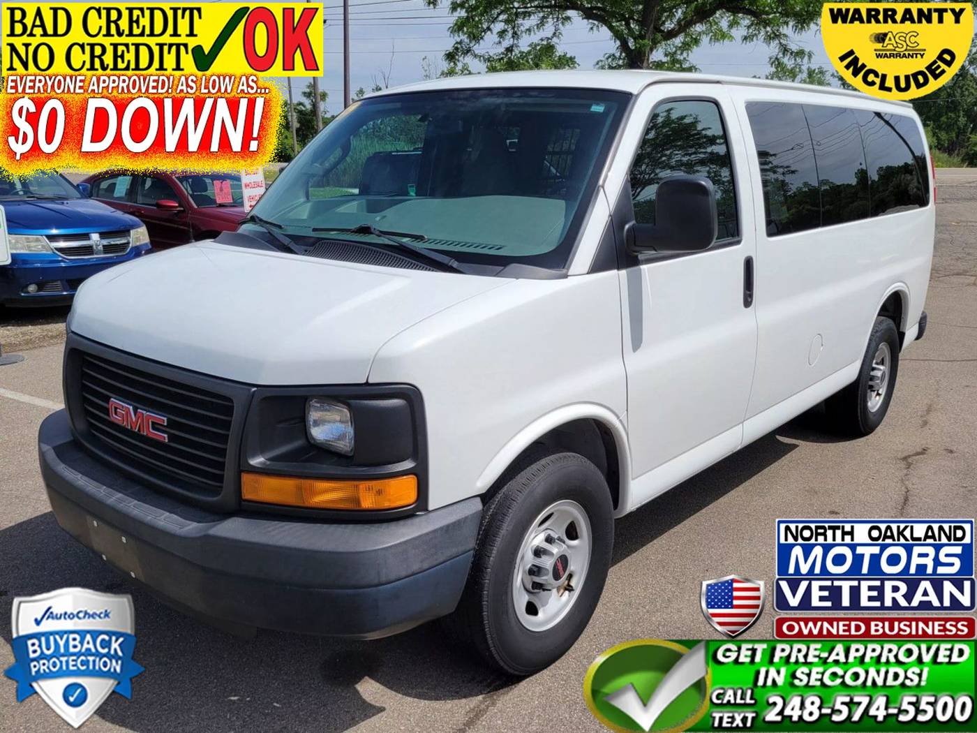 2016 GMC Savana Passenger LS — Passenger Van — 90,759 mi — Waterford, MI