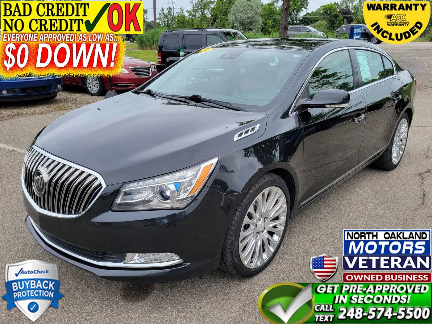 2015 Buick LaCrosse Premium II — Sedan — 185,434 mi — Waterford, MI