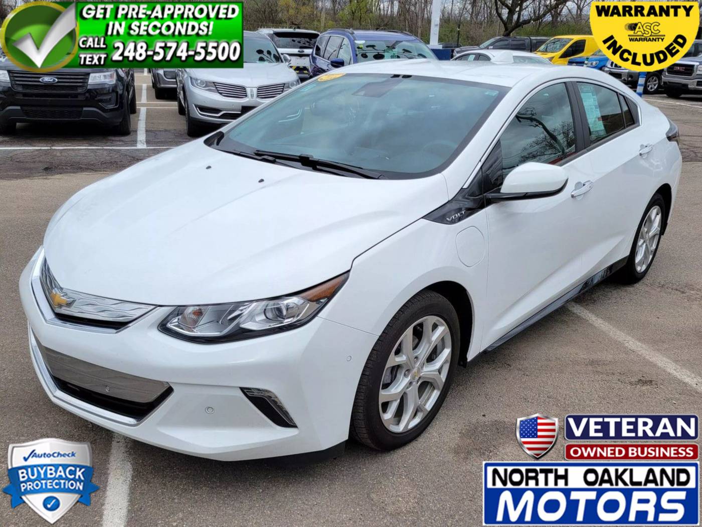 2017 Chevrolet Volt Premier — Sedan — 47,200 mi — Waterford, MI