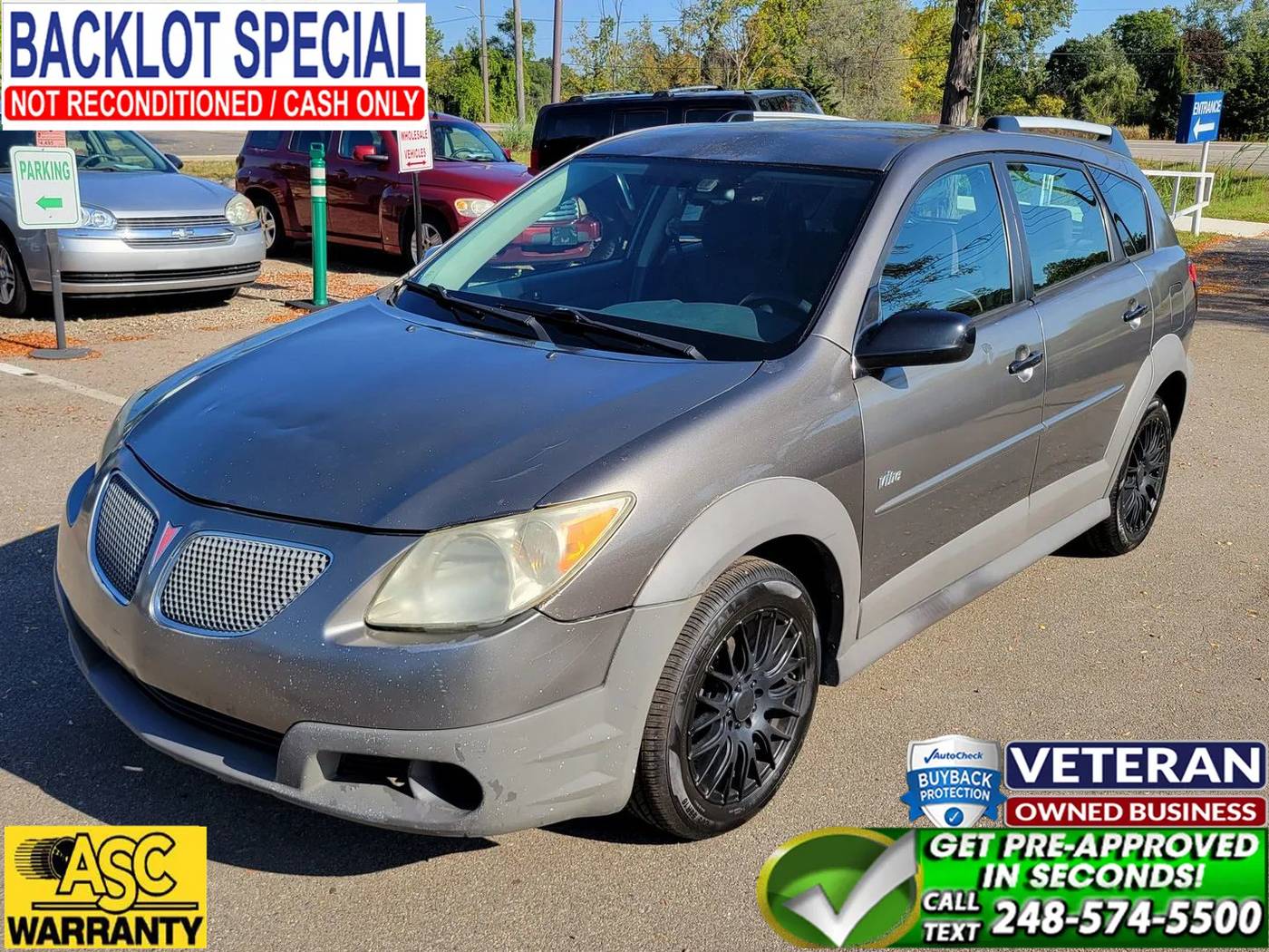 2005 Pontiac Vibe Base — Sedan — 240,525 mi — Waterford, MI