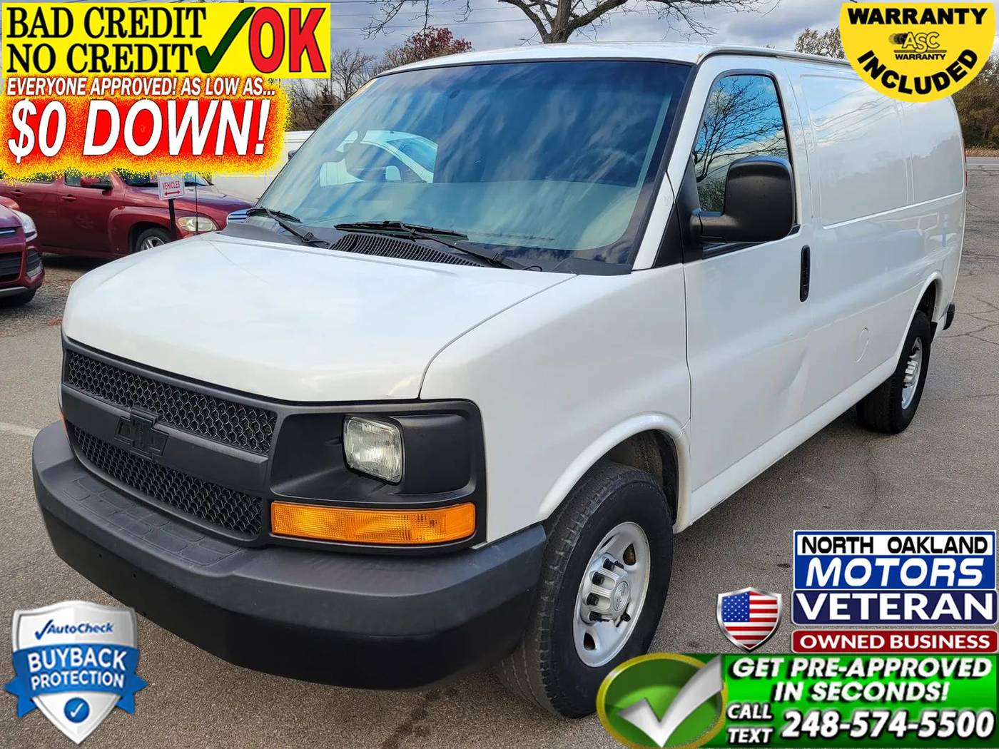 2016 Chevrolet Express Cargo Van Base — Cargo Van — 161,770 mi — Waterford, MI