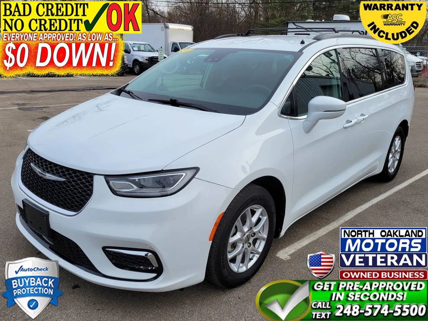 2022 Chrysler Pacifica Touring L — Minivan — 102,514 mi — Waterford, MI