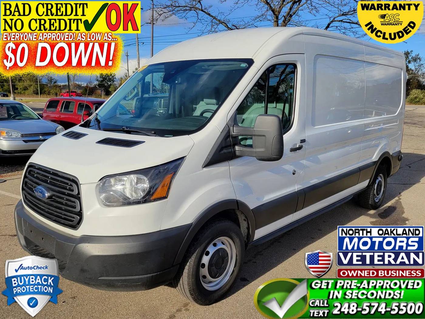 2019 Ford Transit Cargo Van T-350 — Cargo Van — 148,097 mi — Waterford, MI