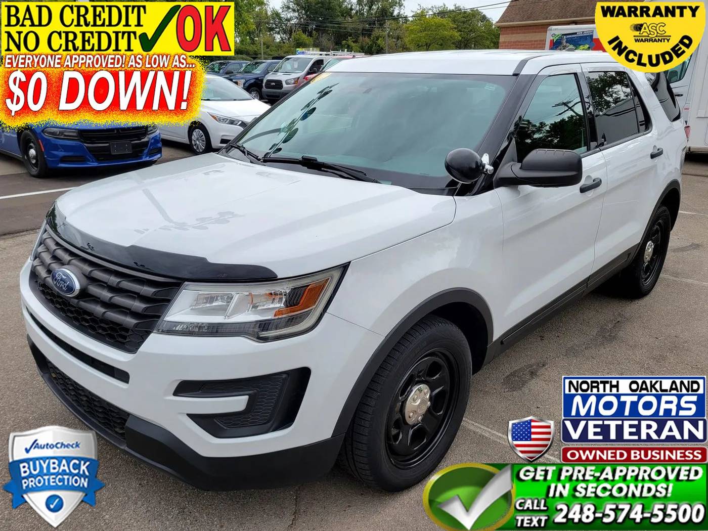 2018 Ford Police Interceptor Utility Base — SUV — 93,291 mi — Waterford, MI