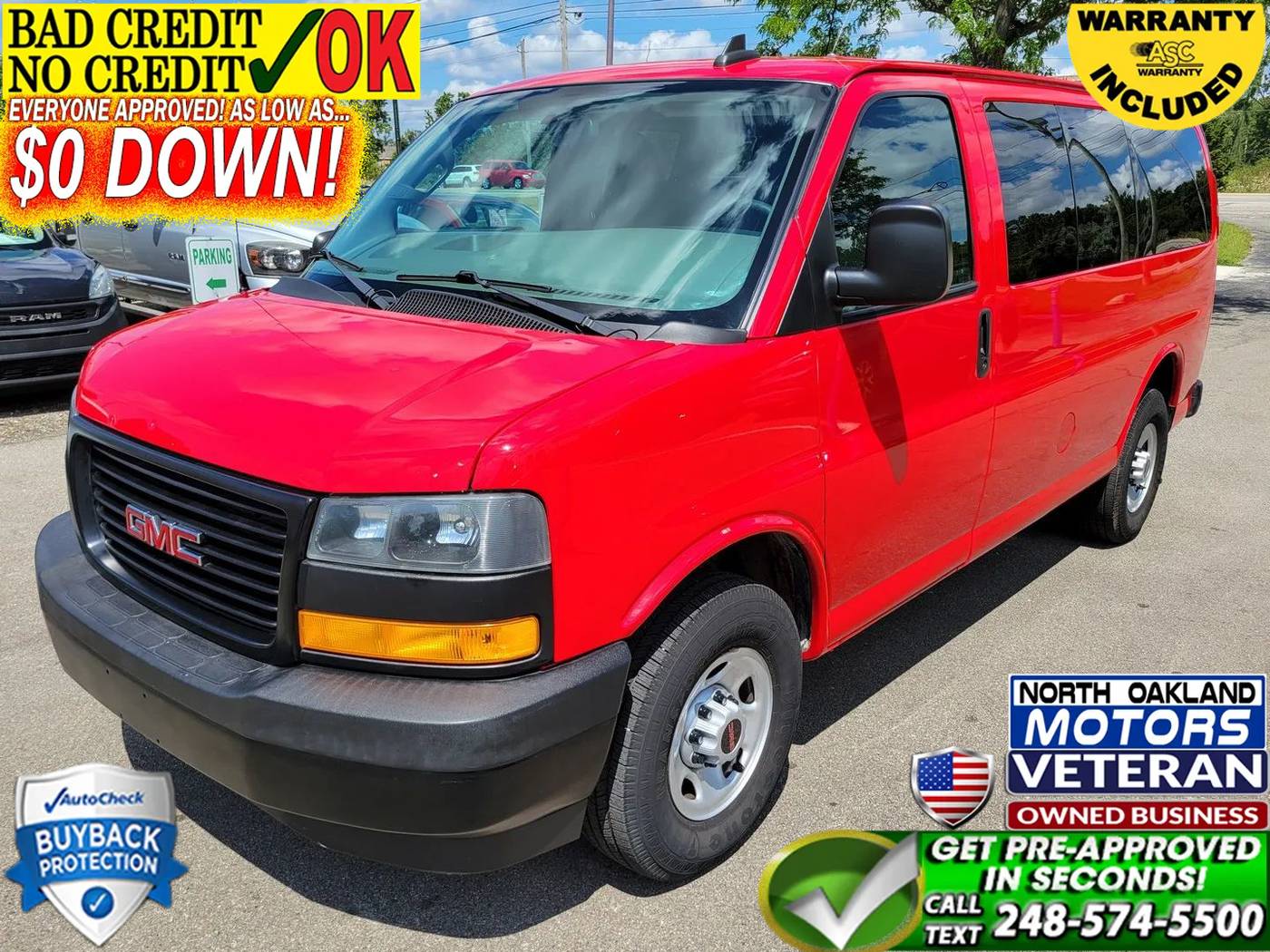 2020 GMC Savana Cargo Van Base — Cargo Van — 99,774 mi — Waterford, MI