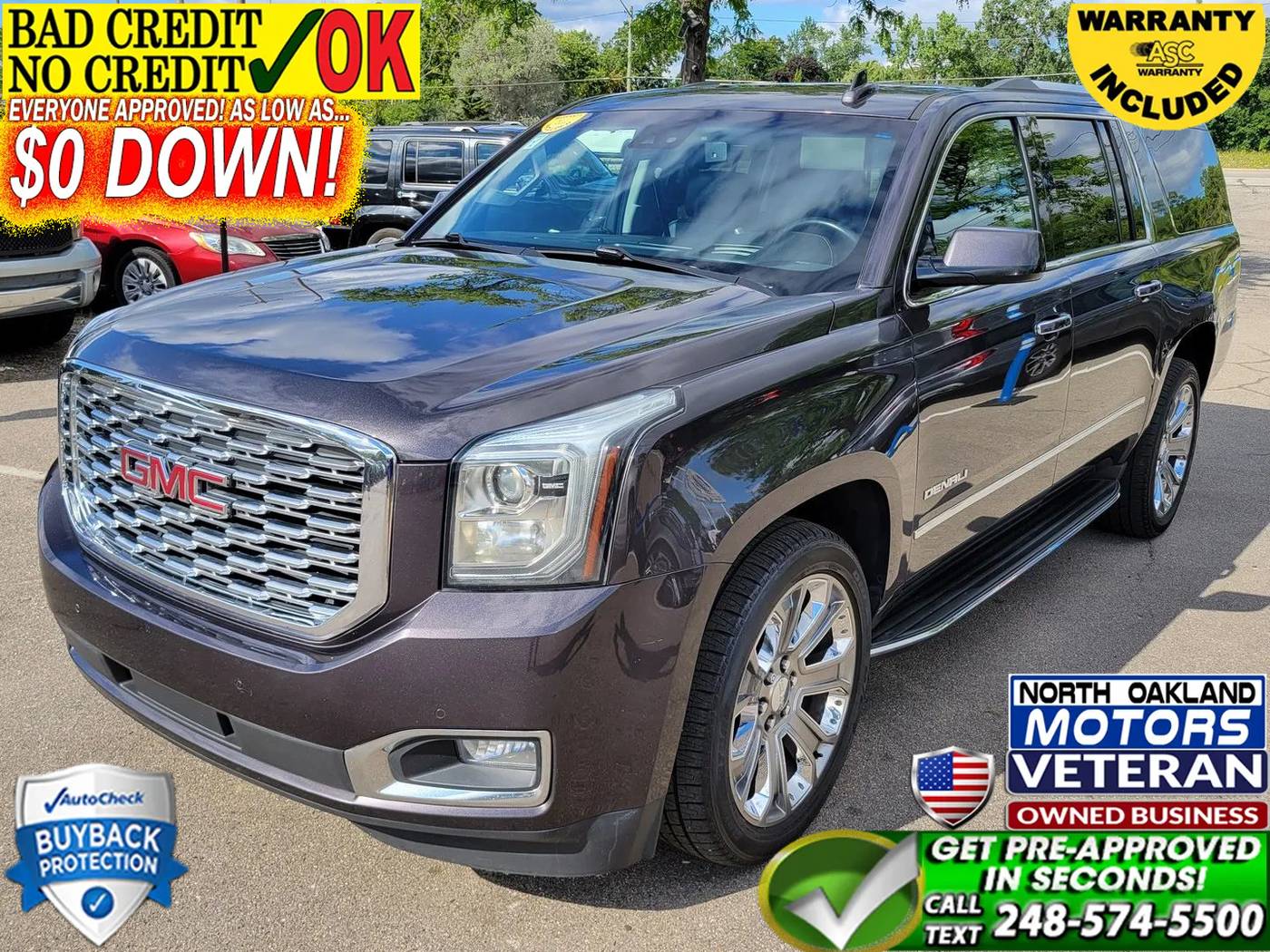 2018 GMC Yukon Denali — SUV — 134,750 mi — Waterford, MI