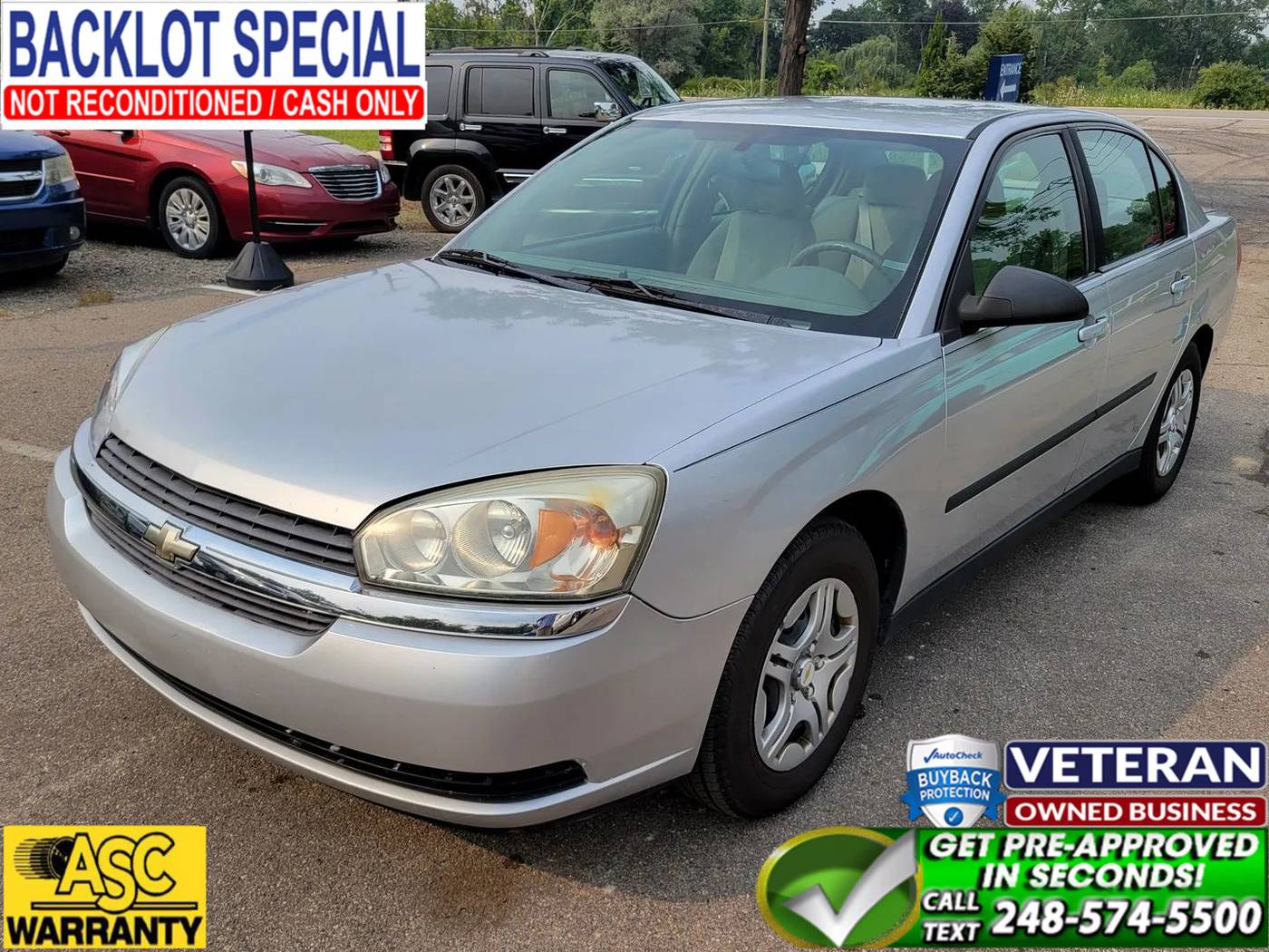 2005 Chevrolet Malibu Base — Sedan — 93,422 mi — Waterford, MI