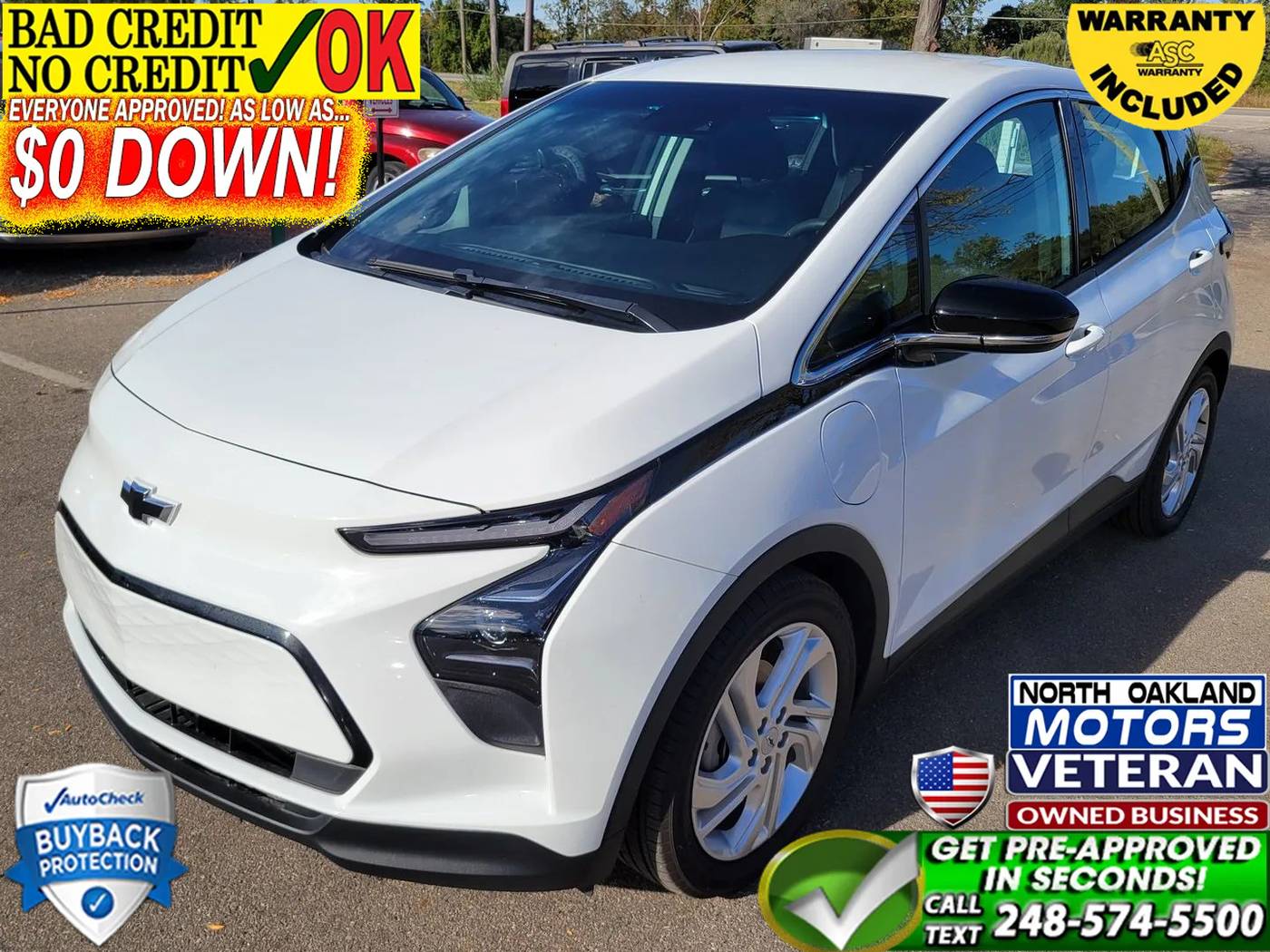 2023 Chevrolet Bolt EV 1LT — Sedan — 8,020 mi — Waterford, MI