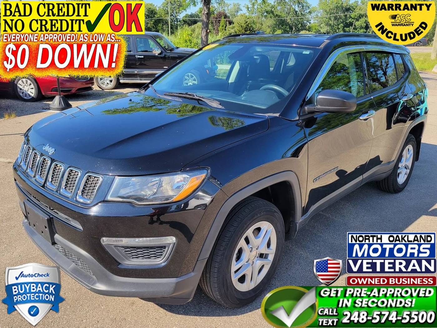 2018 Jeep Compass Sport — SUV — 106,239 mi — Waterford, MI