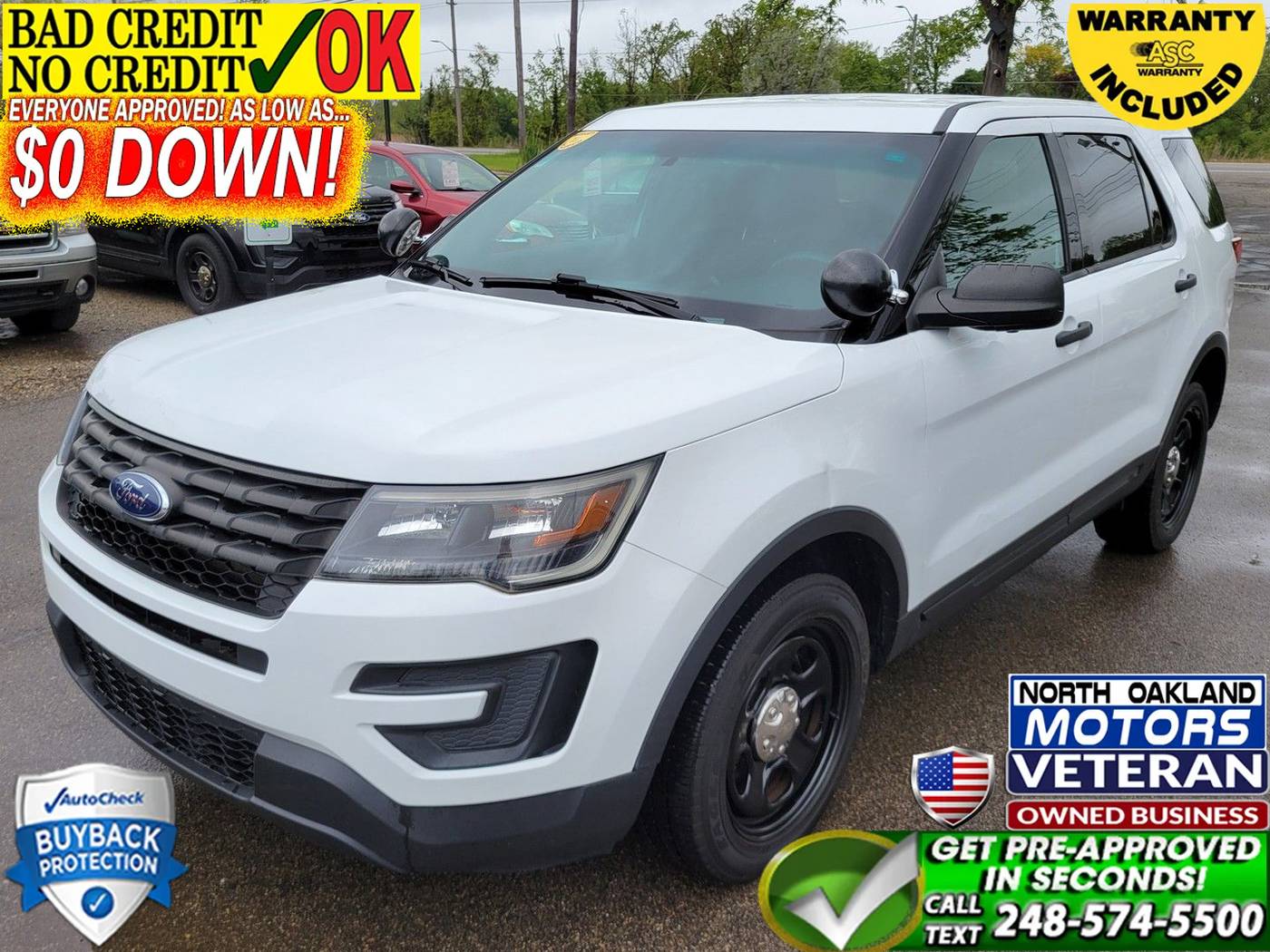 2018 Ford Police Interceptor Utility Base — SUV — 111,465 mi — Waterford, MI