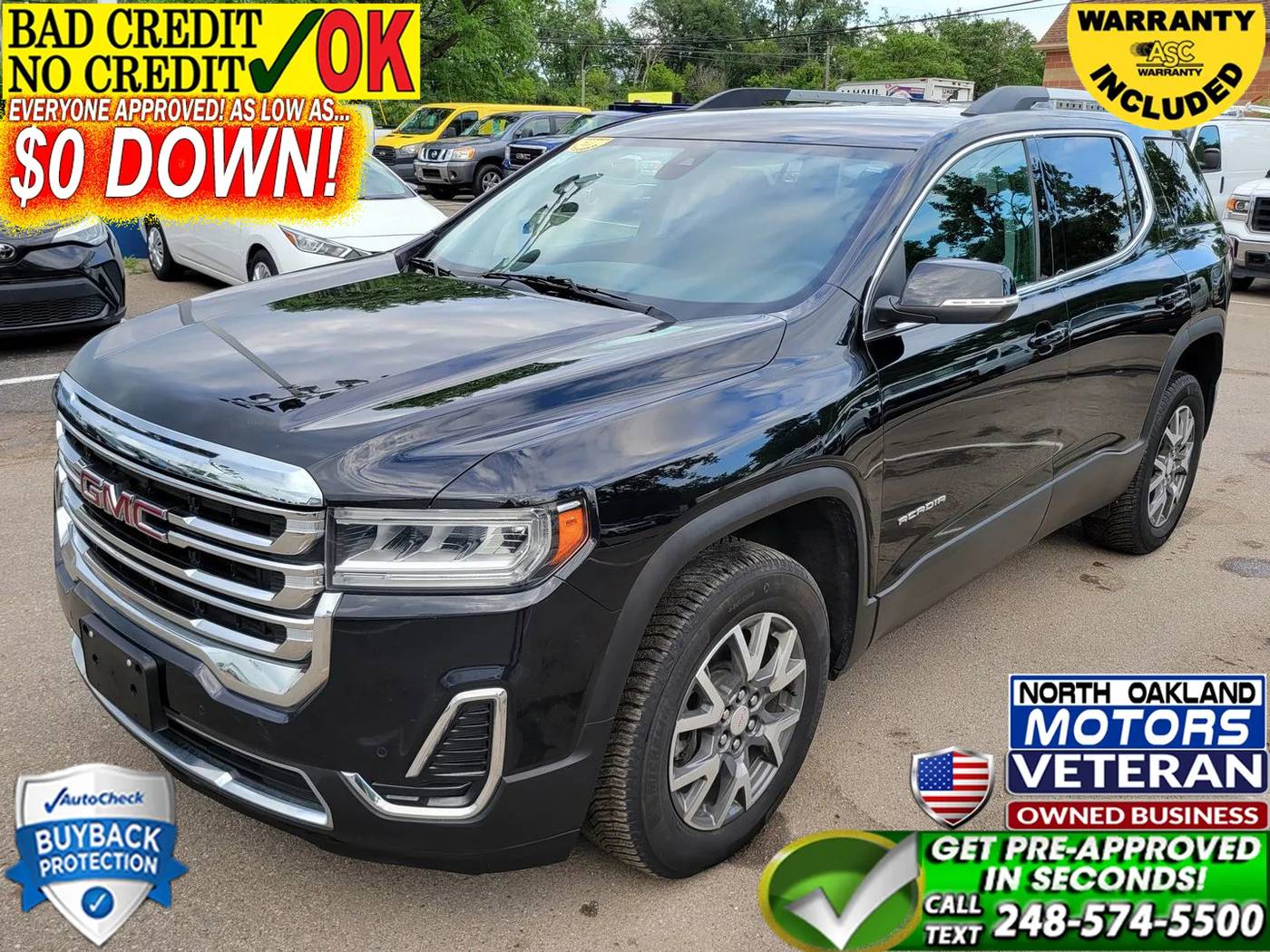 2021 GMC Acadia SLE — SUV — 141,775 mi — Waterford, MI