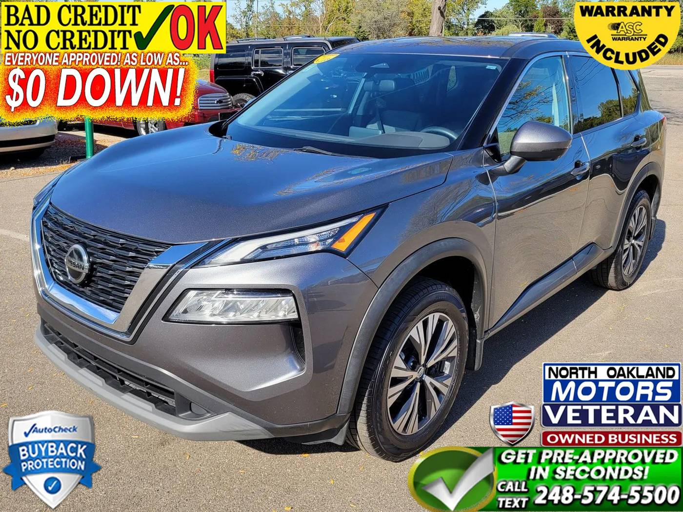 2021 Nissan Rogue SV — SUV — 97,198 mi — Waterford, MI