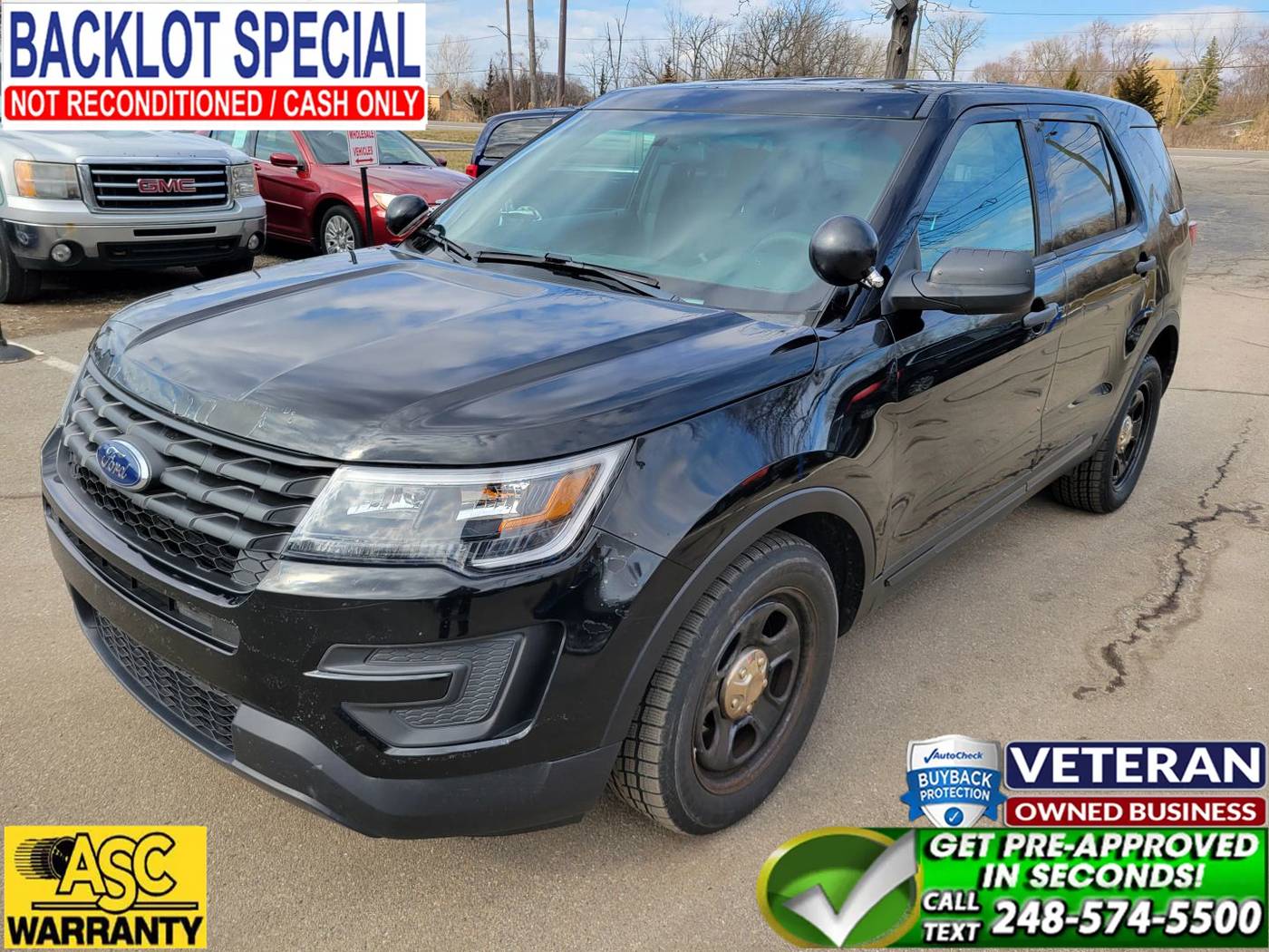 2016 Ford Utility Police Interceptor Base — SUV — 148,909 mi — Waterford, MI