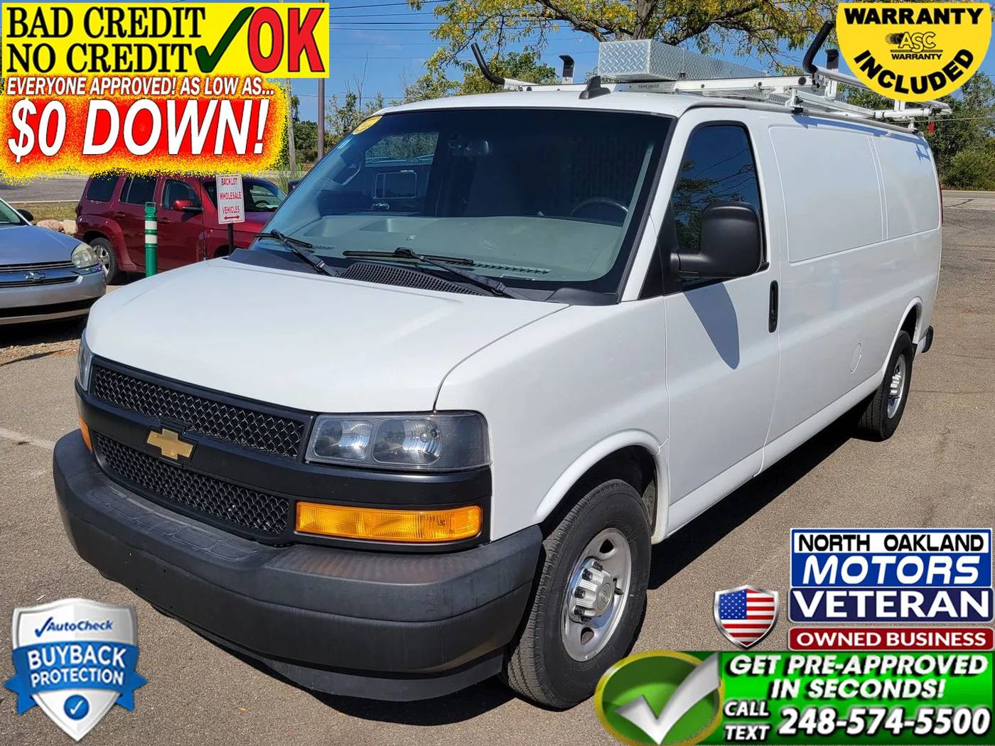 2019 Chevrolet Express Cargo Van Base — Cargo Van — 174,488 mi — Waterford, MI