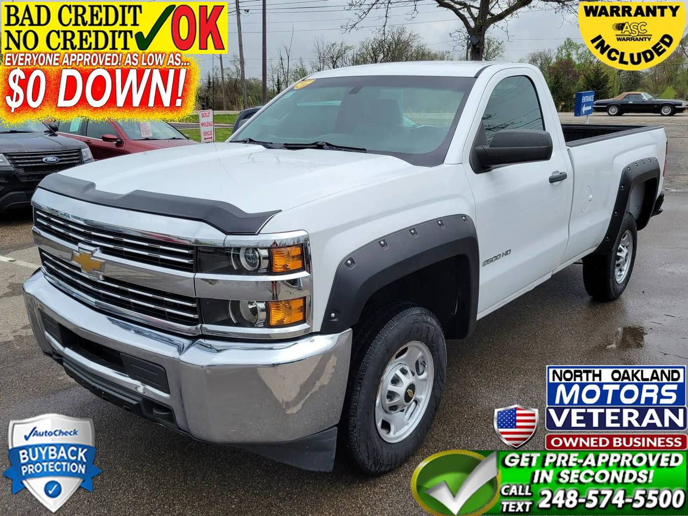 2015 Chevrolet Silverado 2500HD WT — Pickup Truck — 172,934 mi — Waterford, MI