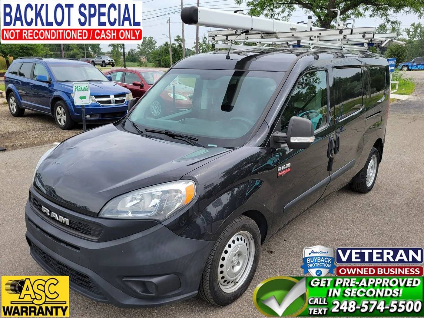 2019 Ram ProMaster City Cargo Van Tradesman — Cargo Van — 119,757 mi — Waterford, MI