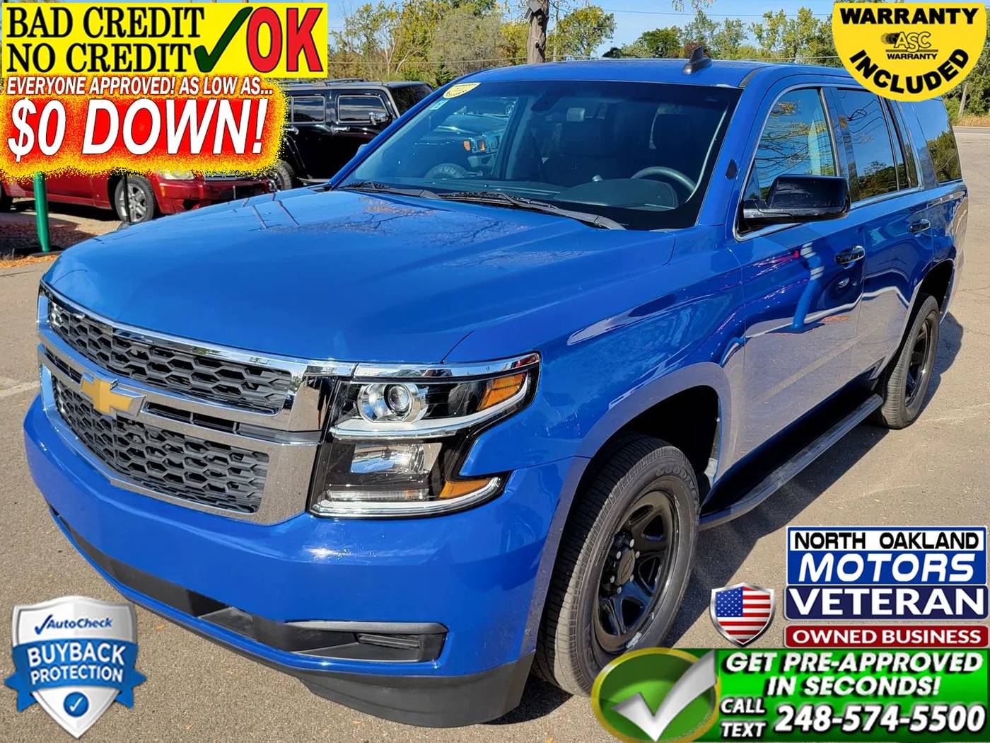 2016 Chevrolet Tahoe Commercial — SUV — 103,757 mi — Waterford, MI