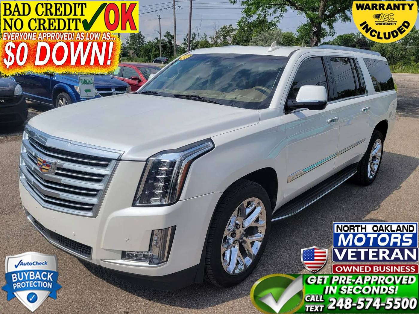 2016 Cadillac Escalade Platinum — SUV — 155,233 mi — Waterford, MI