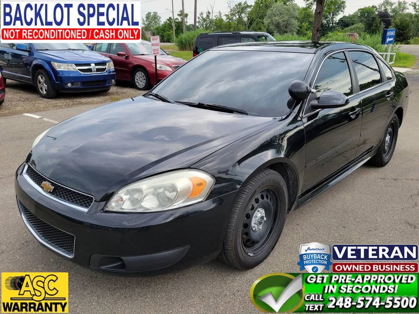 2014 Chevrolet Impala Limited Police Police — Sedan — 119,599 mi — Waterford, MI