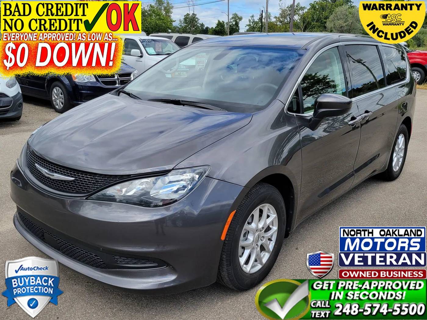 2022 Chrysler Voyager LX — Minivan — 71,860 mi — Waterford, MI
