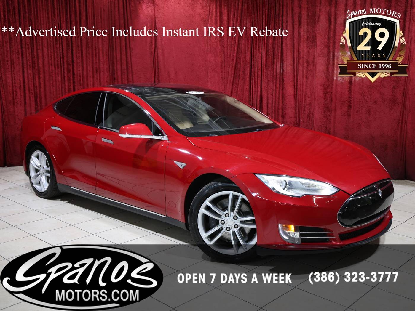 2013 Tesla Model S P85 — Hatchback — 51,436 mi — Daytona Beach, FL