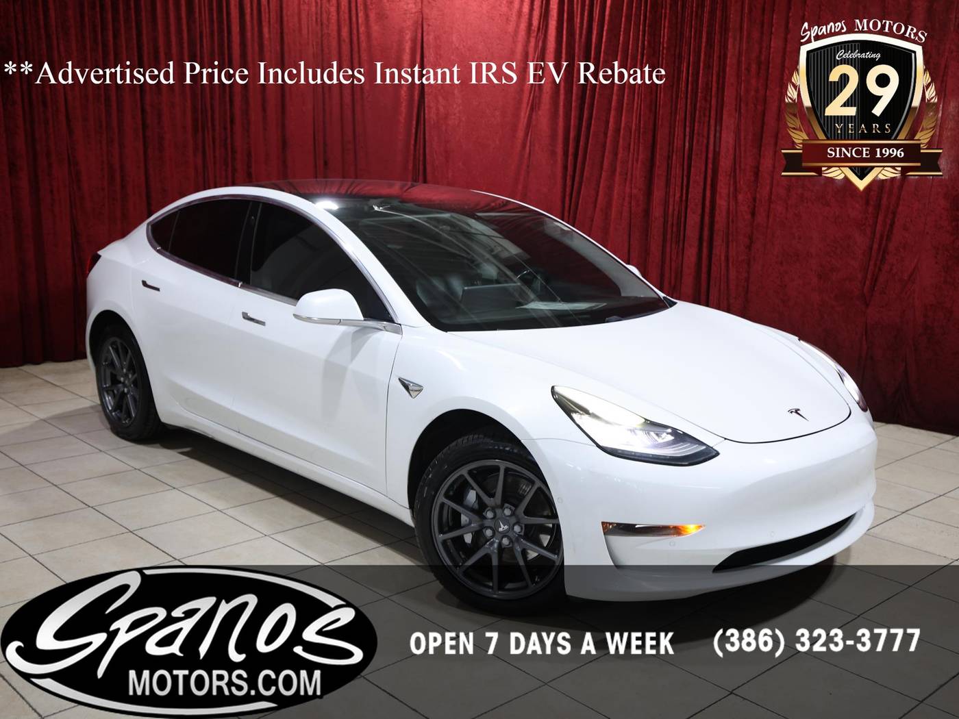 2017 Tesla Model 3 Long Range — Sedan — 45,105 mi — Daytona Beach, FL