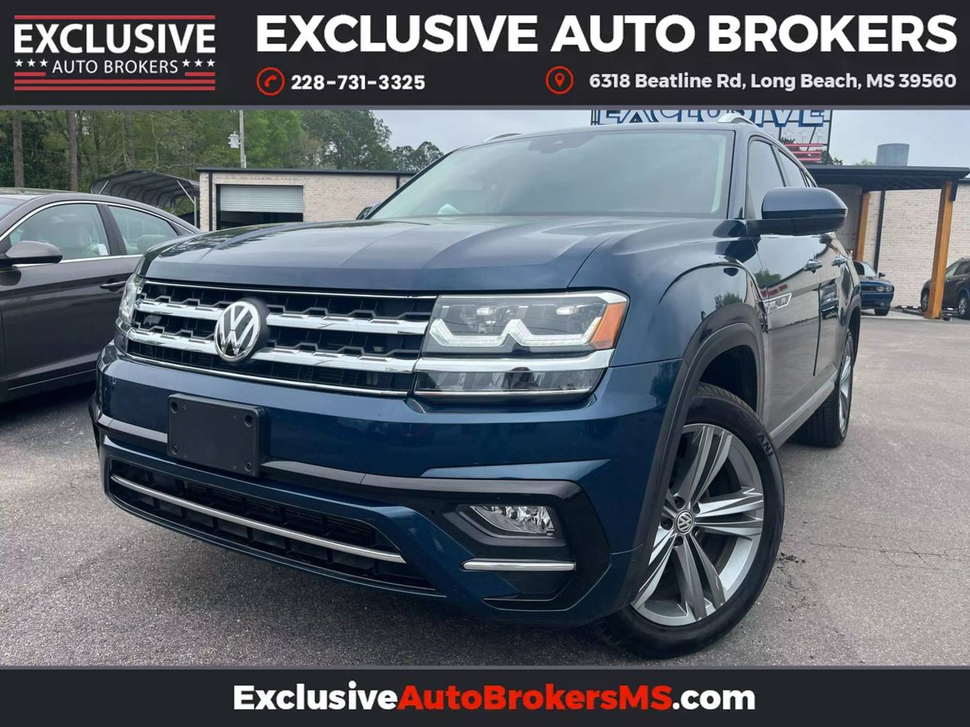2019 Volkswagen Atlas SE with Technology R-Line — SUV — 80,107 mi — Long Beach, MS