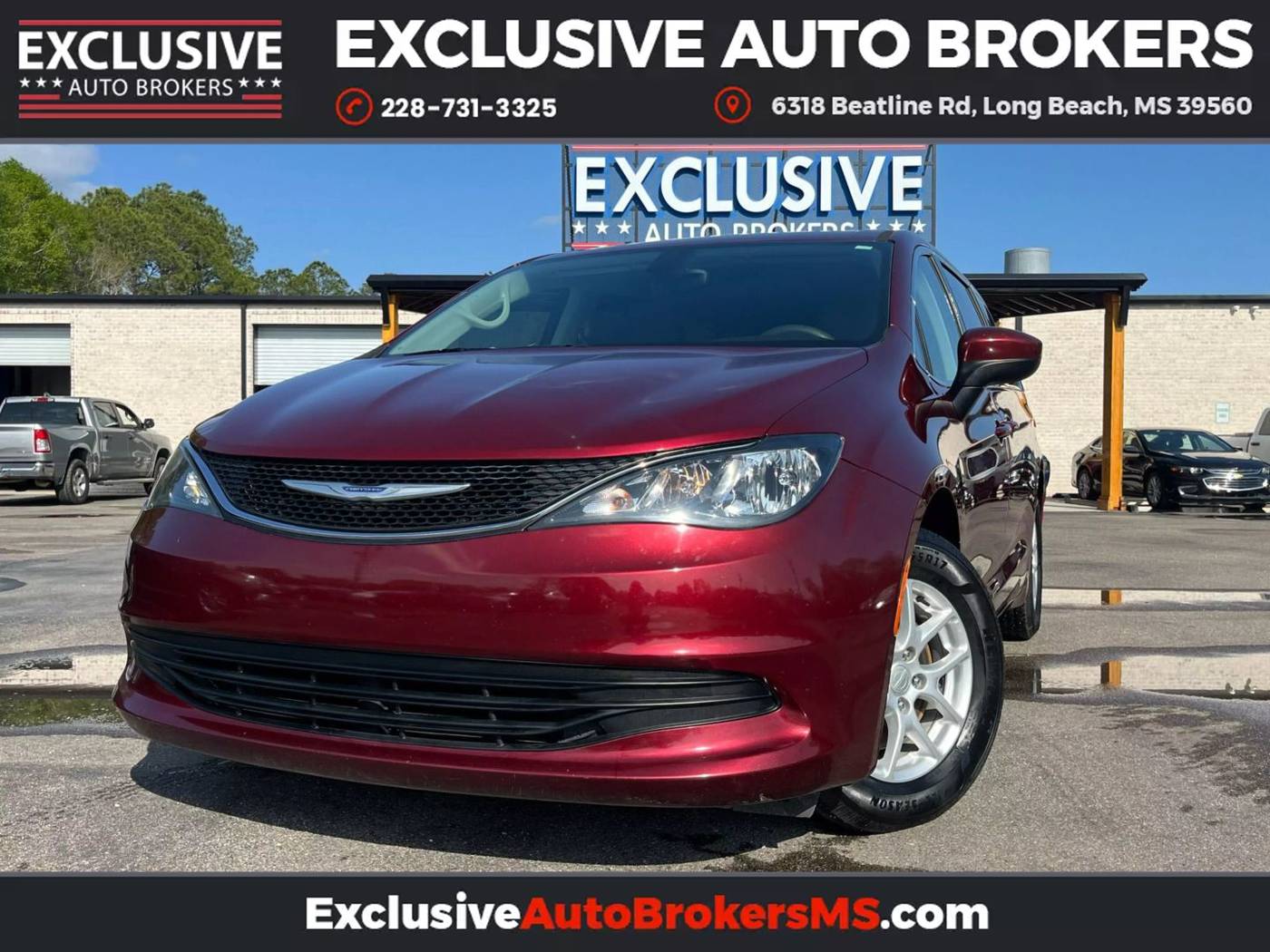 2017 Chrysler Pacifica Touring — Minivan — 123,429 mi — Long Beach, MS
