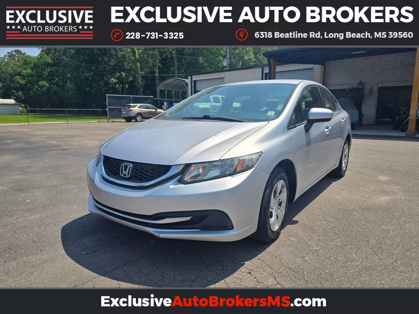 2014 Honda Civic LX — Sedan — 54,845 mi — Long Beach, MS