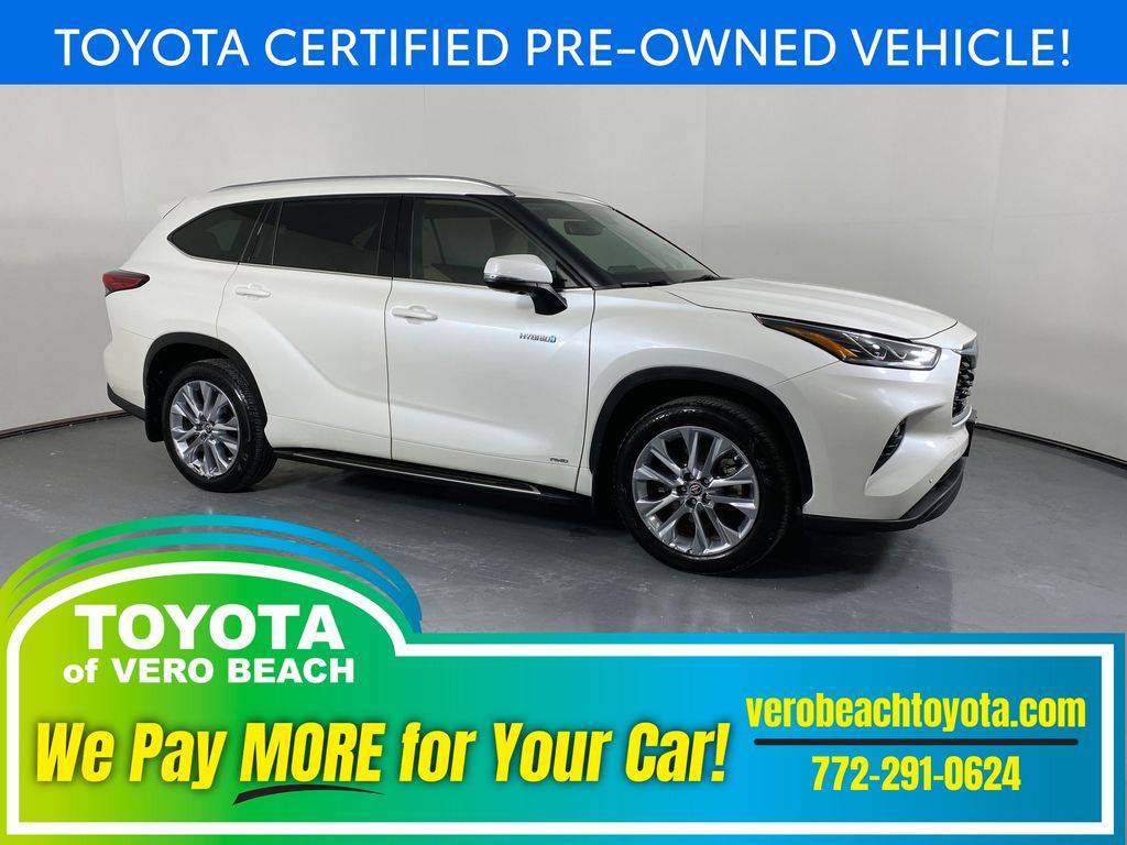 2021 Toyota Highlander Hybrid Limited — SUV — 55,363 mi — Vero Beach, FL