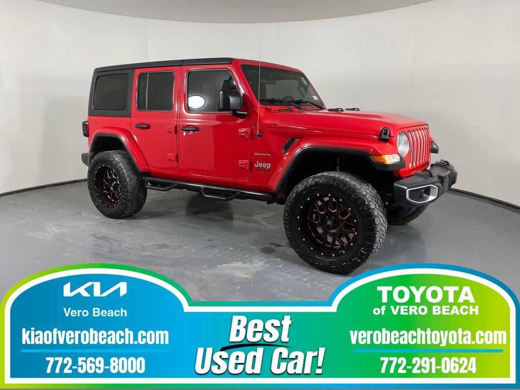 2018 Jeep Wrangler Sahara — SUV — 88,591 mi — Vero Beach, FL