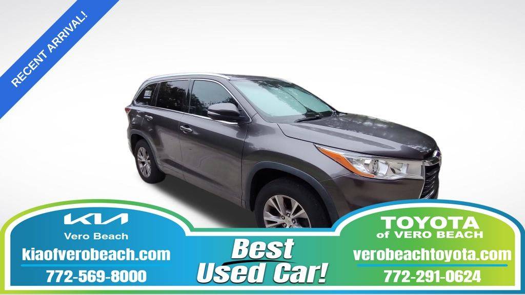 2015 Toyota Highlander XLE — SUV — 106,833 mi — Vero Beach, FL