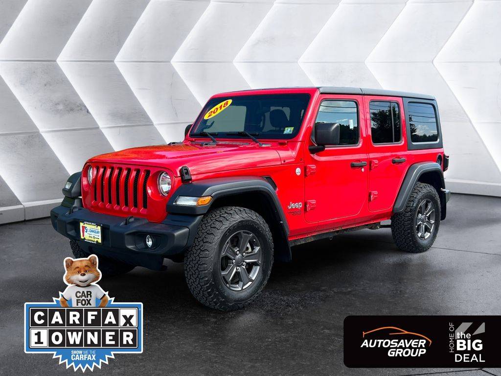 2018 Jeep Wrangler Sport S — SUV — 96,745 mi — St Johnsbury, VT