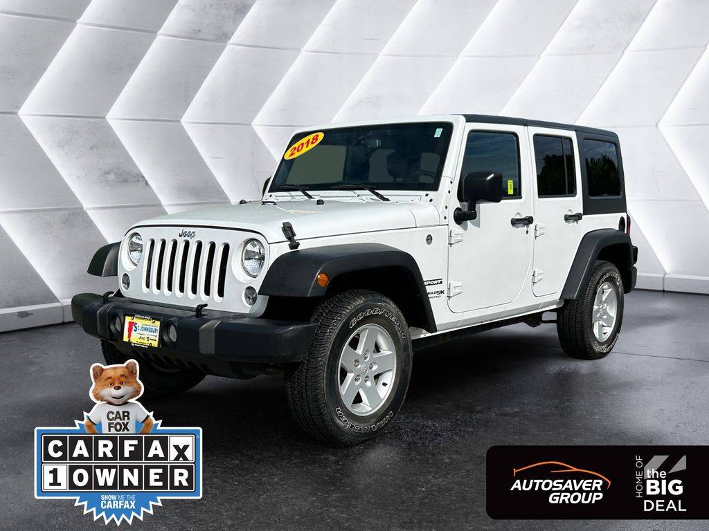 2018 Jeep Wrangler Sport S — SUV — 11,069 mi — St Johnsbury, VT
