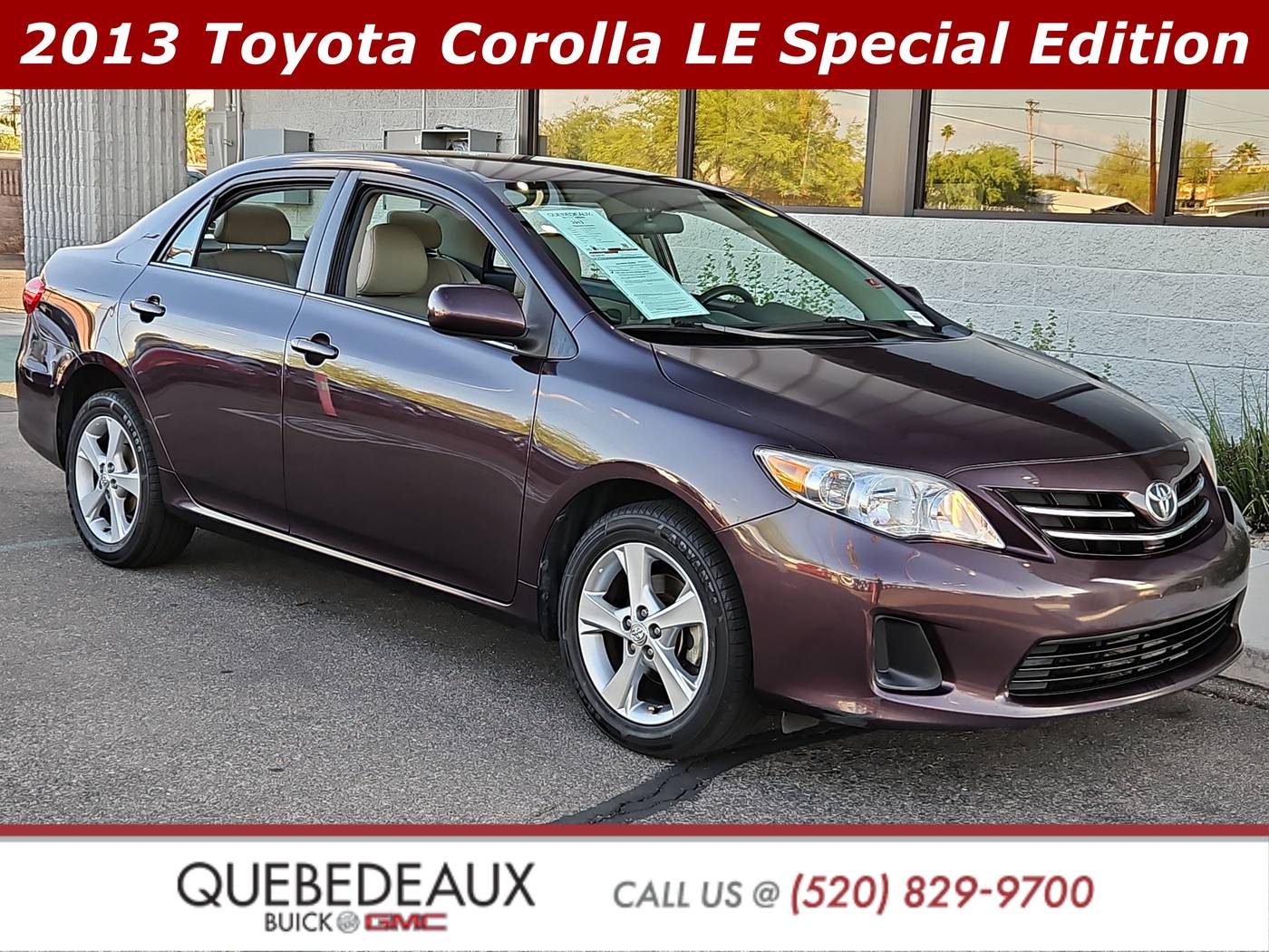 2013 Toyota Corolla LE — Sedan — 110,755 mi — Tucson, AZ