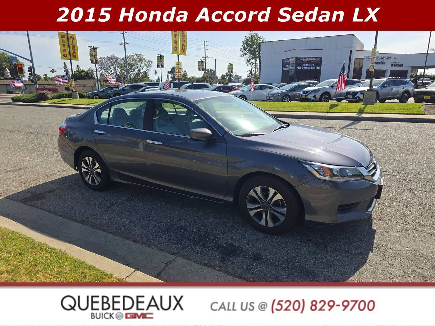 2015 Honda Accord LX — Sedan — 62,872 mi — Tucson, AZ