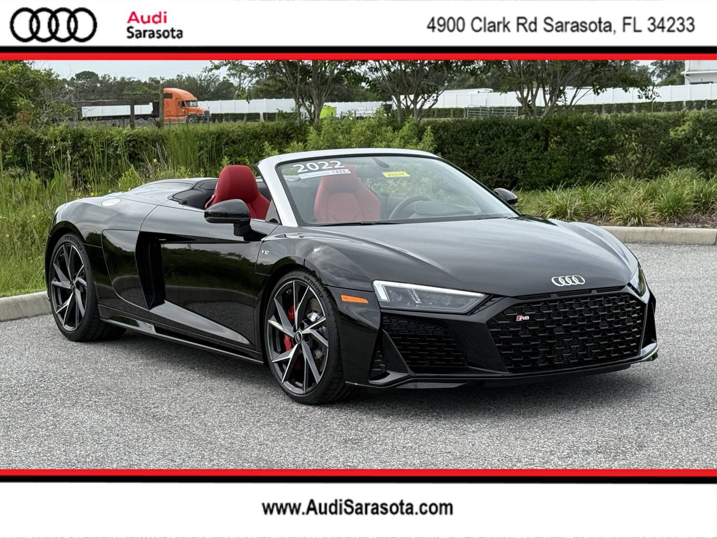 2022 Audi R8 V10 — Convertible — 1,134 mi — Sarasota, FL