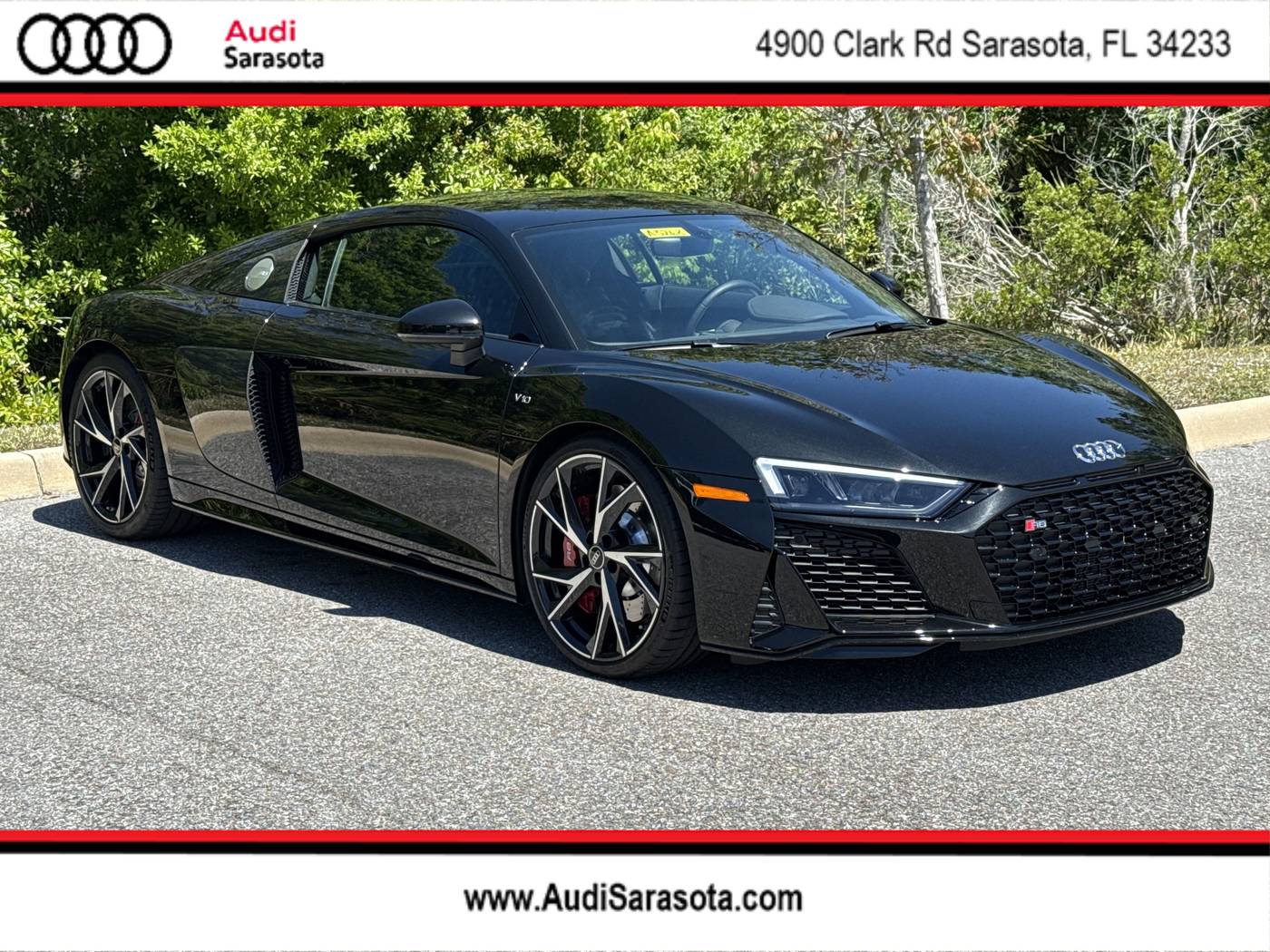 2023 Audi R8 V10 performance — Coupe — 537 mi — Sarasota, FL