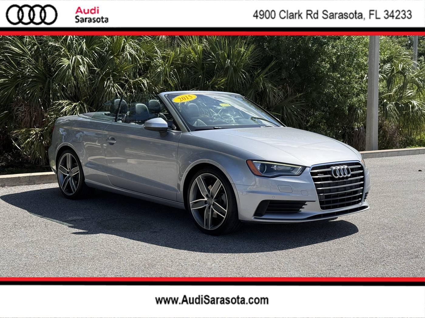 2015 Audi A3 Premium Plus — Convertible — 46,171 mi — Sarasota, FL