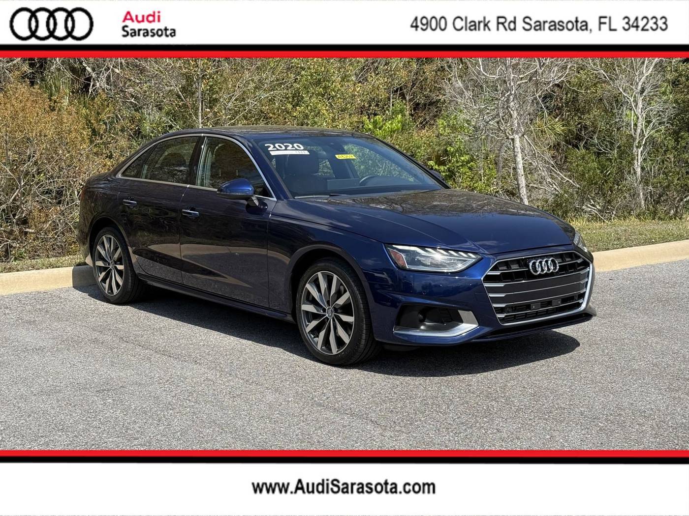 2020 Audi A4 Premium Plus — Sedan — 43,100 mi — Sarasota, FL