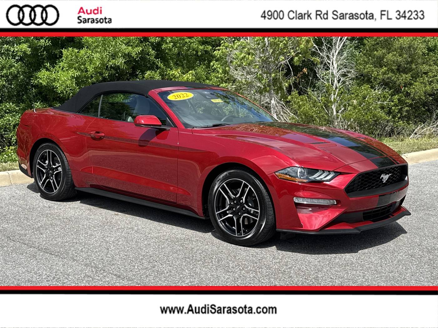 2022 Ford Mustang EcoBoost — Convertible — 12,933 mi — Sarasota, FL