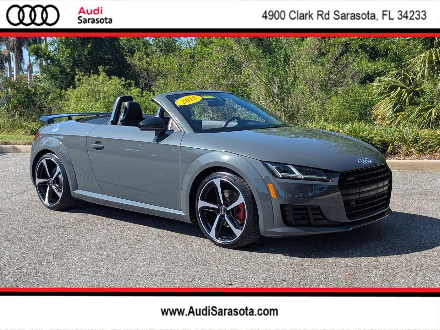 2018 Audi TT 2.0T — Convertible — 65,688 mi — Sarasota, FL