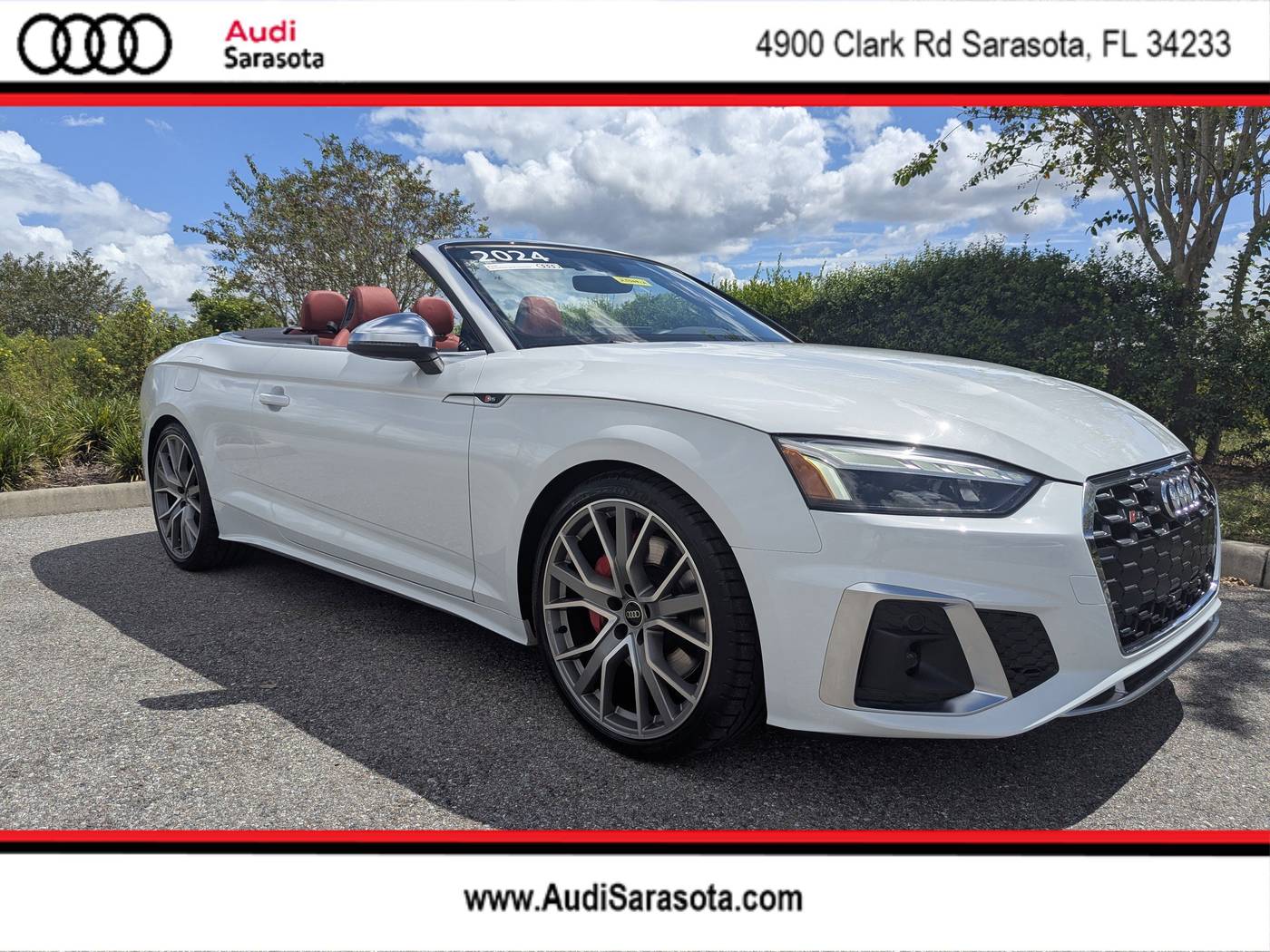 2024 Audi S5 Premium Plus — Convertible — 9,543 mi — Sarasota, FL