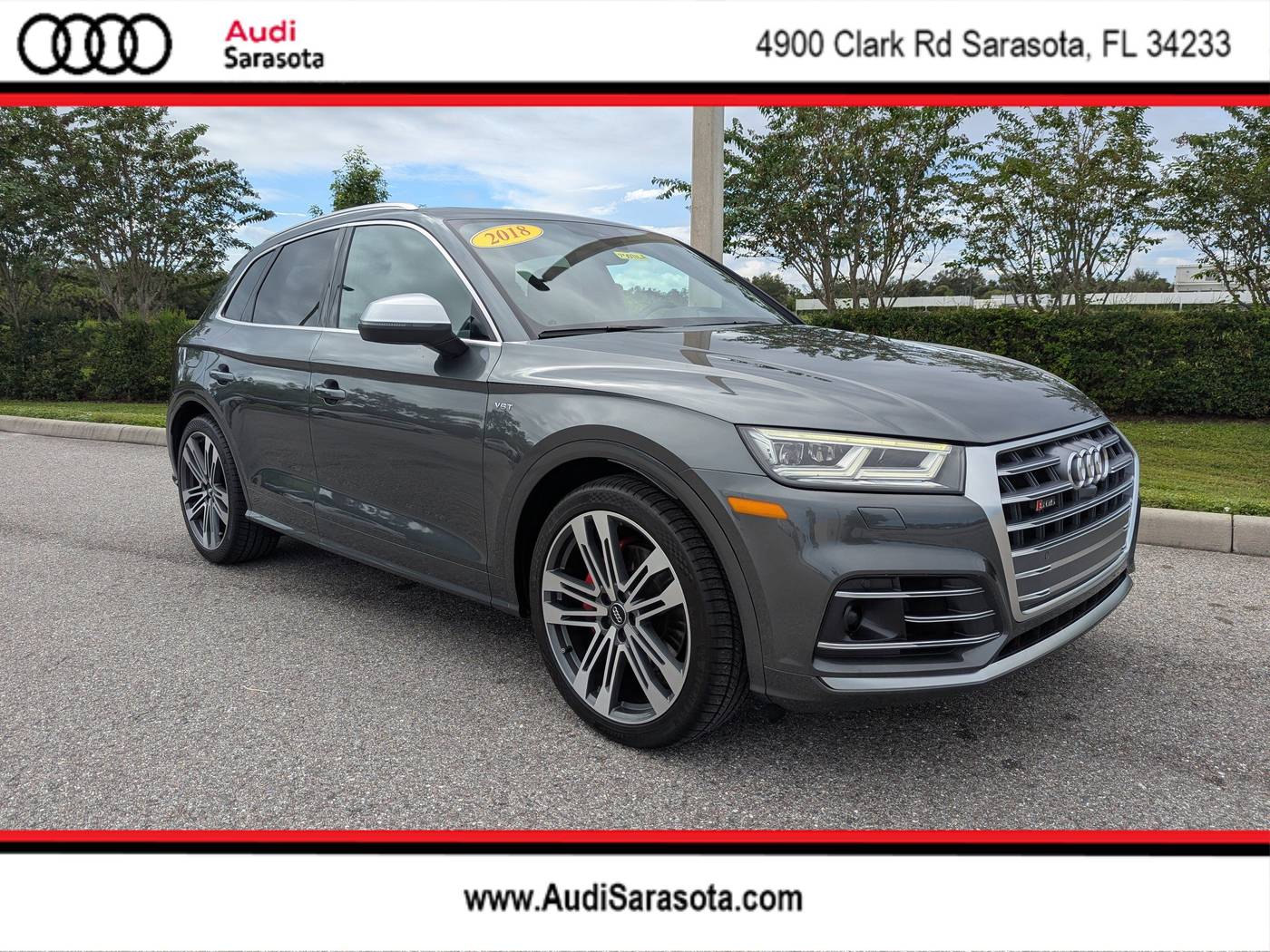 2018 Audi SQ5 Prestige — SUV — 42,587 mi — Sarasota, FL