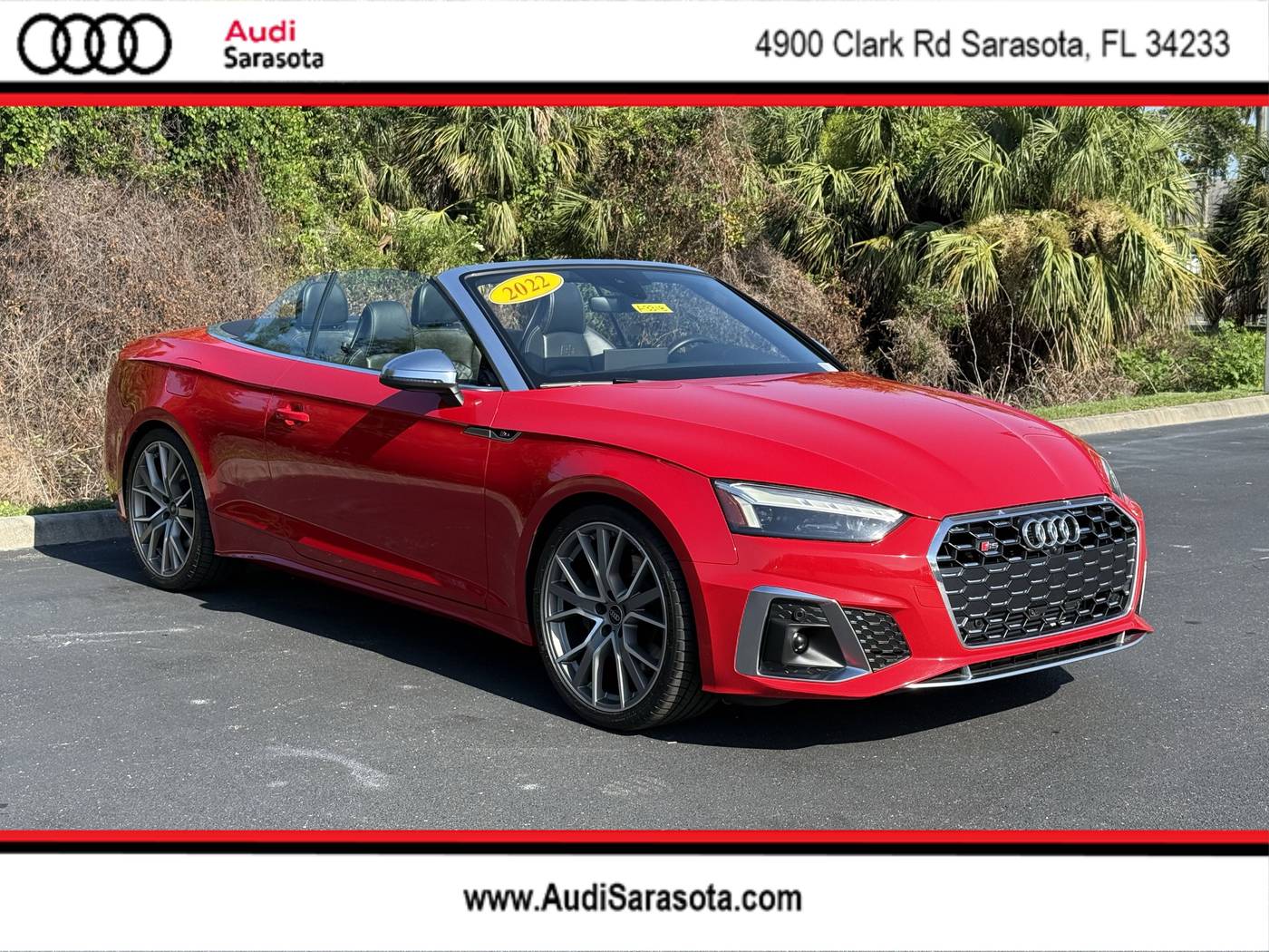 2022 Audi S5 Premium Plus — Convertible — 39,094 mi — Sarasota, FL