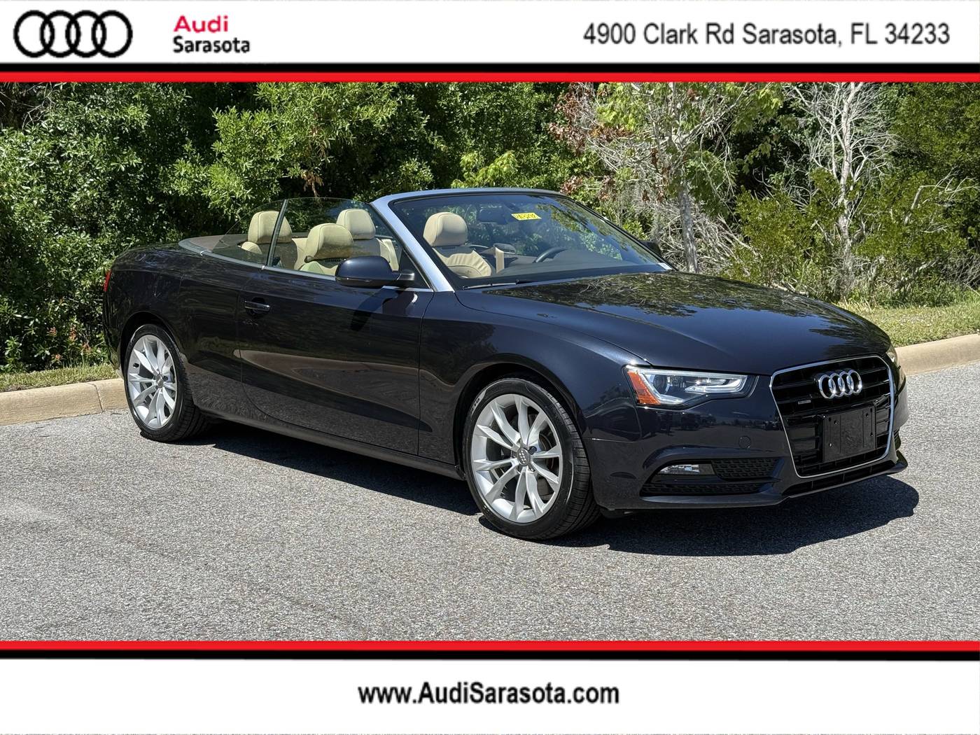 2013 Audi A5 Prestige — Convertible — 36,438 mi — Sarasota, FL