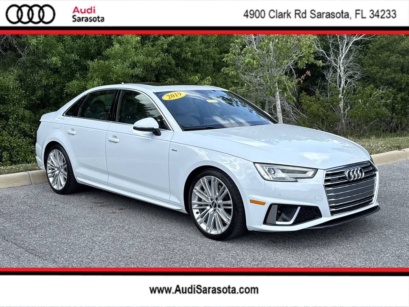 2019 Audi A4 Premium Plus — Sedan — 29,461 mi — Sarasota, FL